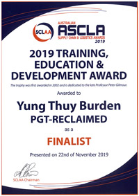 Training, Education and Development Award 2019