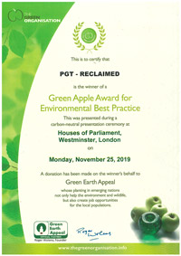 Green Apple Award for Environmental Best Practice 2019