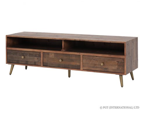 Bohemia TV Cabinet with 2 Drawers & Shelf Above