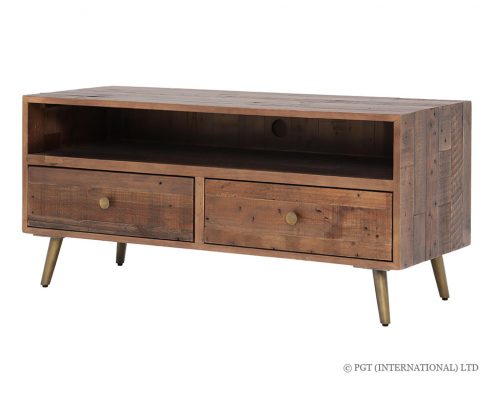 Bohemia TV Cabinet with 2 Drawers & Shelf