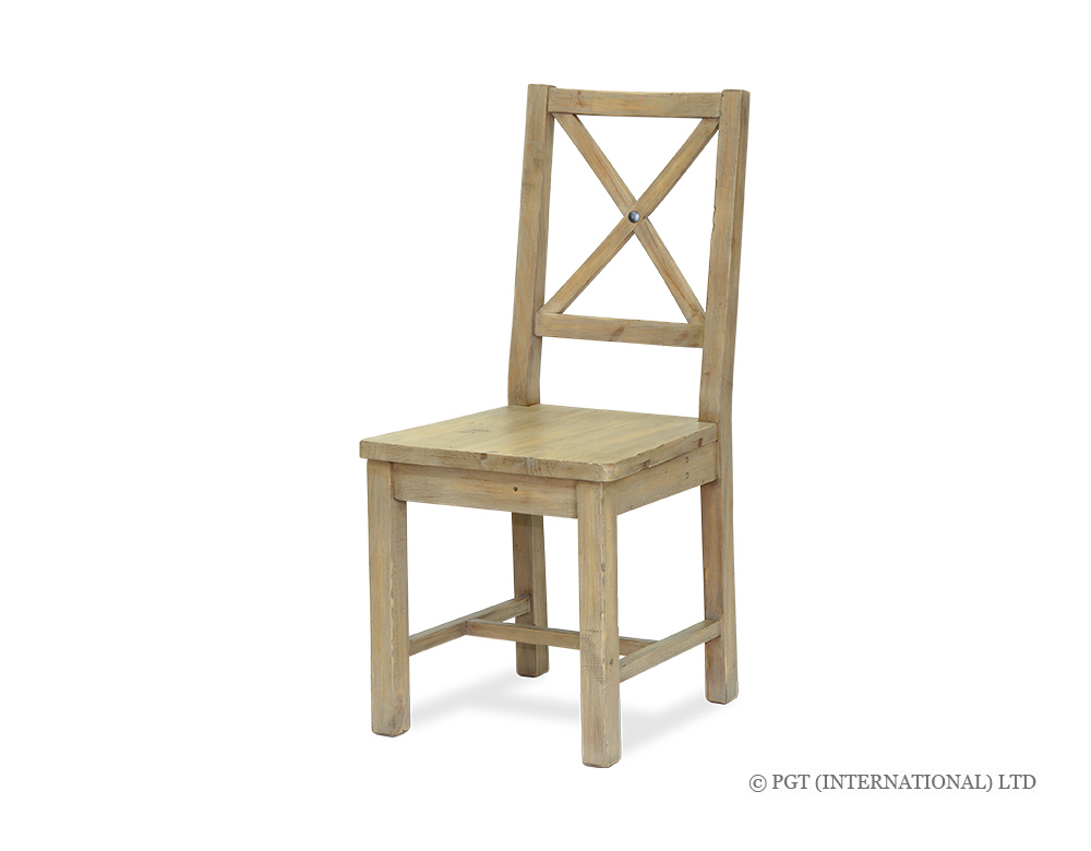 Valletta Dining Chair with Wooden Seat